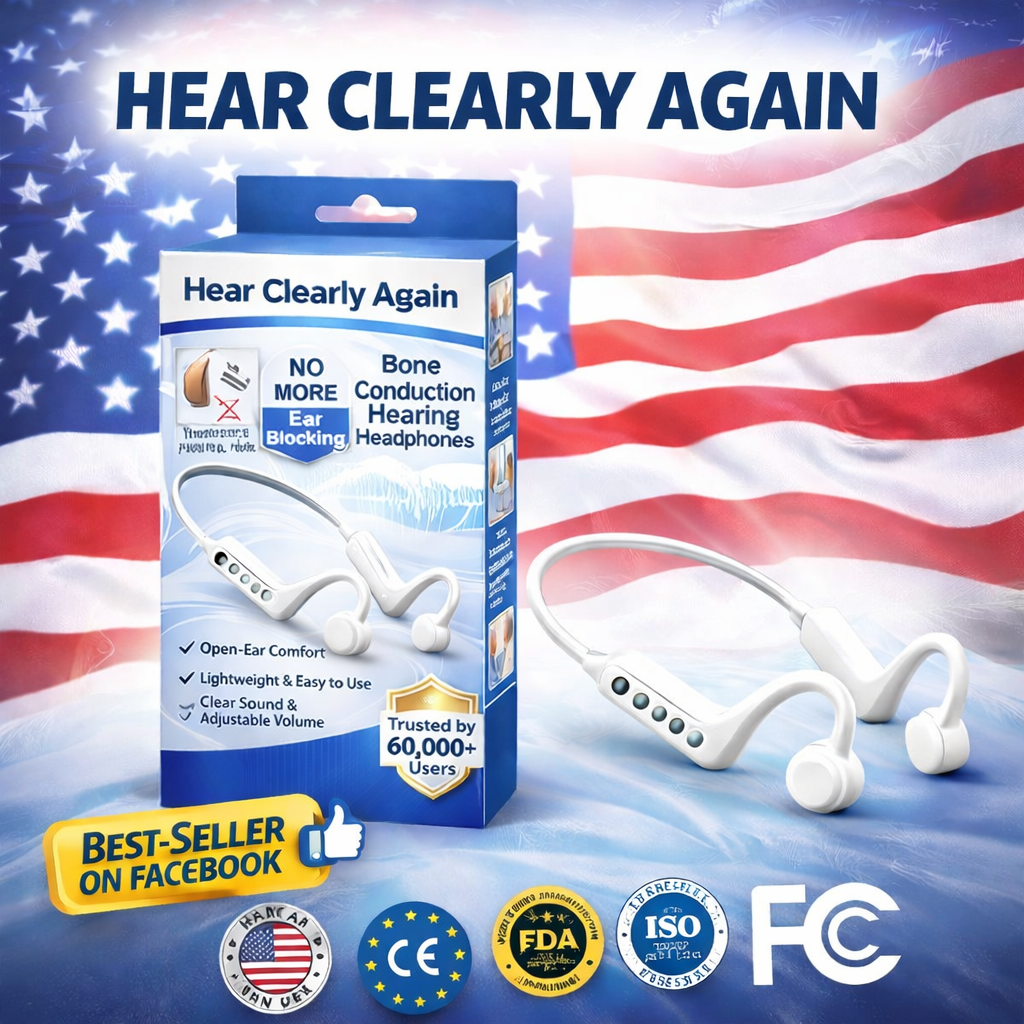💥Feel the Joy.💖 💥 LIMITED TIME OFFER!🔥ROSOPL Bone Conduction Smart Hearing Aids Amplifier – Patented Transducer, Best Bone Conduction Aid✅made in the USA✅🔥Limited stock available!🔥