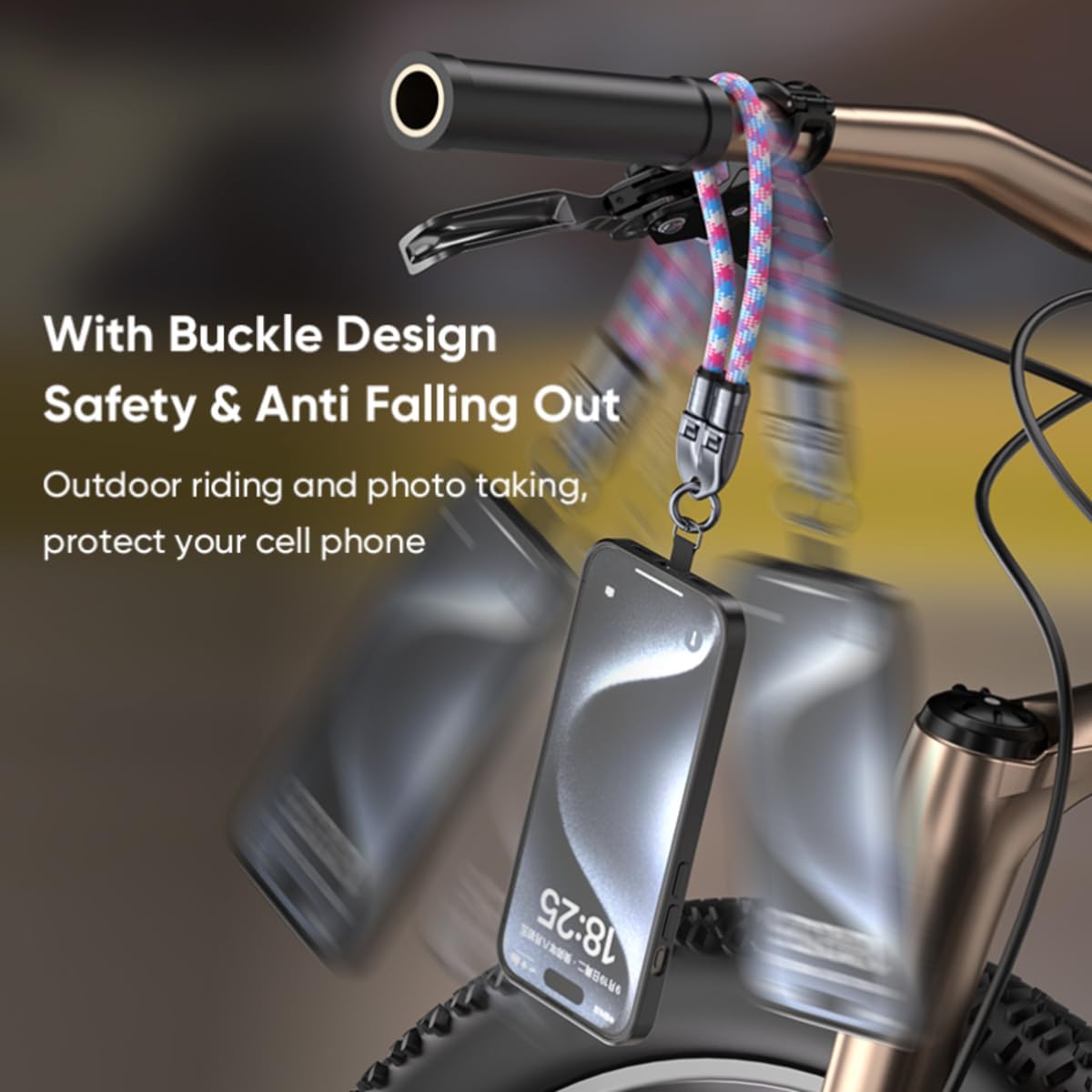 2 IN 1 Cell Phone Lanyard Fast Charging Data Cable