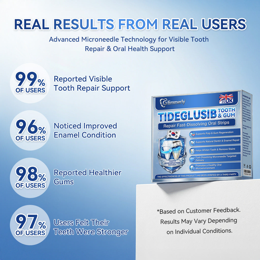 KLENIMORE® 🦷 Tideglusib Fast‑Dissolving Tooth & Gum Repair Oral Strips 💥🎉 (Supports tooth repair and helps relieve gum discomfort and other common oral concerns)