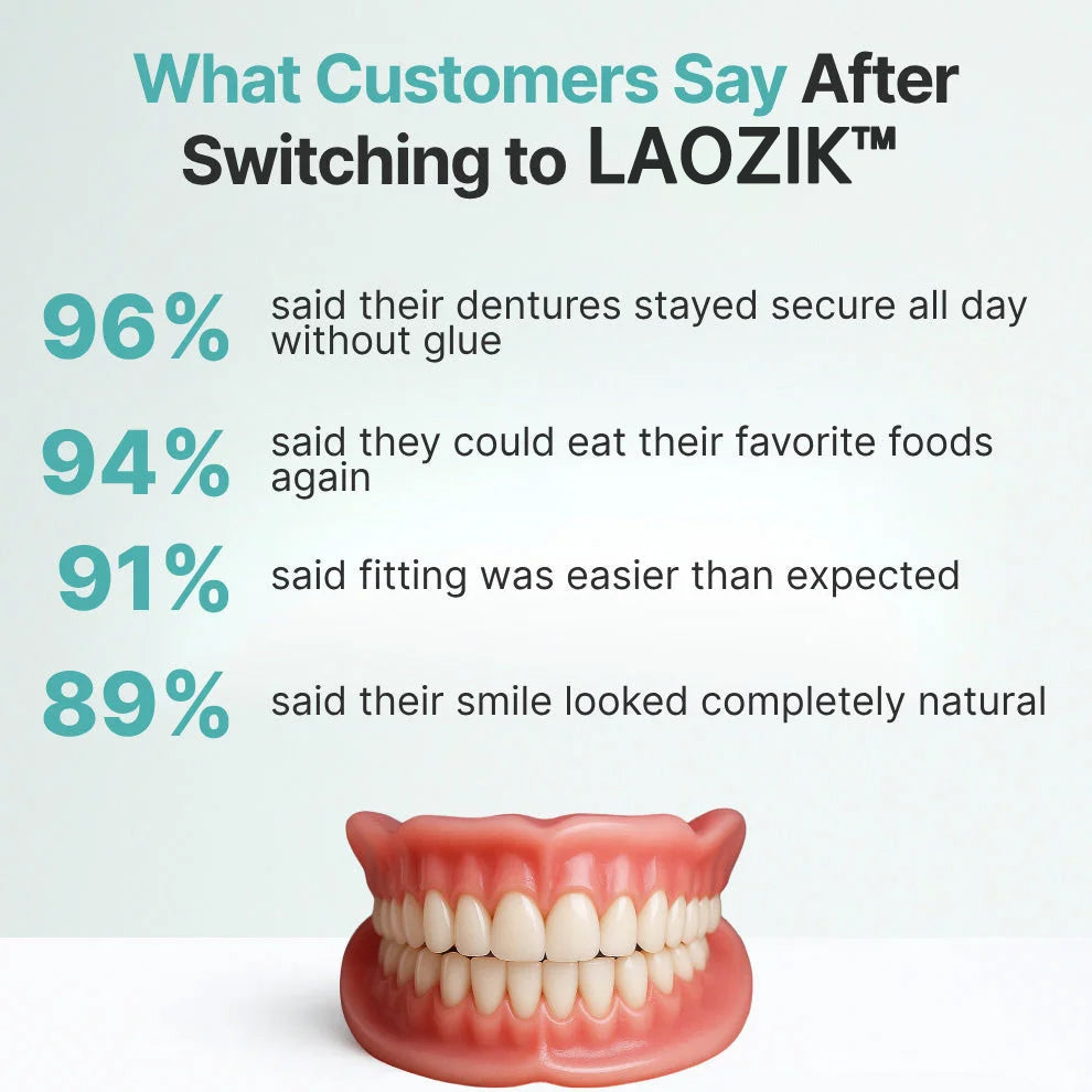 🦷 LAOZIKTM Custom-Fit Dentures ⏰ ENDS TODAY   70% OFF | Smile with Confidence