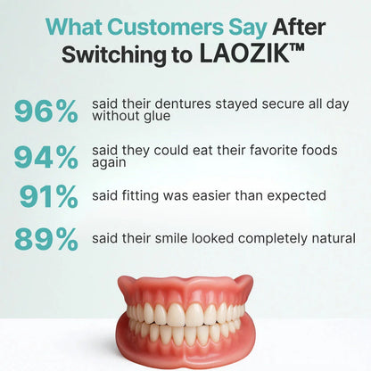 🦷 LAOZIKTM Custom-Fit Dentures ⏰ ENDS TODAY   70% OFF | Smile with Confidence