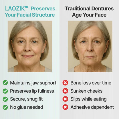 🦷 LAOZIKTM Custom-Fit Dentures ⏰ ENDS TODAY   70% OFF | Smile with Confidence
