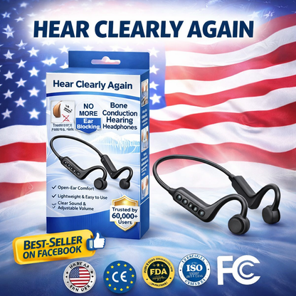 💥Feel the Joy.💖 💥 LIMITED TIME OFFER!🔥ROSOPL Bone Conduction Smart Hearing Aids Amplifier – Patented Transducer, Best Bone Conduction Aid✅made in the USA✅🔥Limited stock available!🔥
