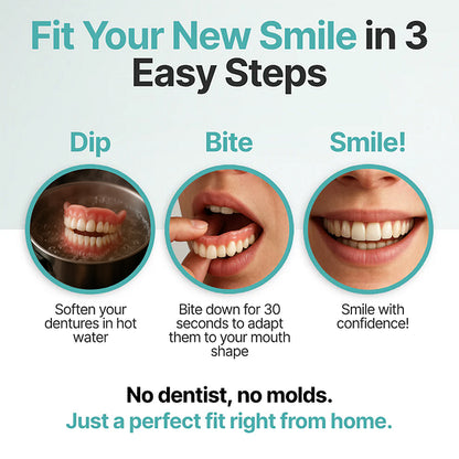 🦷 LAOZIKTM Custom-Fit Dentures ⏰ ENDS TODAY   70% OFF | Smile with Confidence