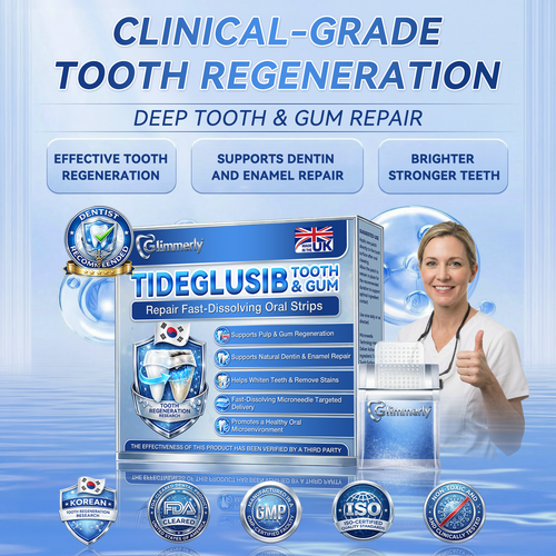KLENIMORE® 🦷 Tideglusib Fast‑Dissolving Tooth & Gum Repair Oral Strips 💥🎉 (Supports tooth repair and helps relieve gum discomfort and other common oral concerns)